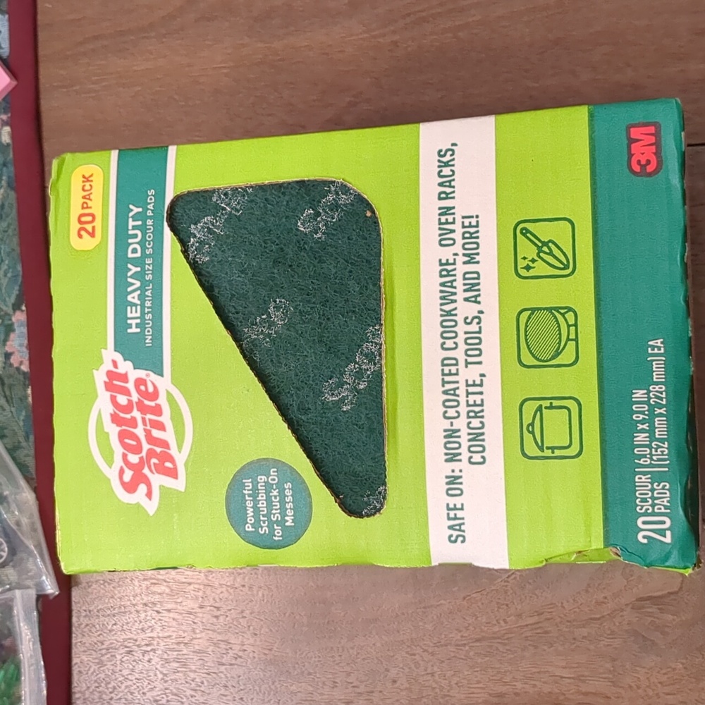Scotch-Brite Heavy Duty Scour Pads 20pk. NWT